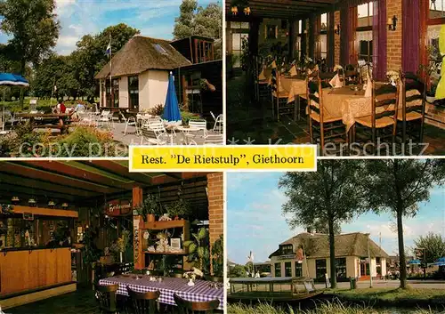 AK / Ansichtskarte Giethoorn Restaurant De Rietstulp Giethoorn