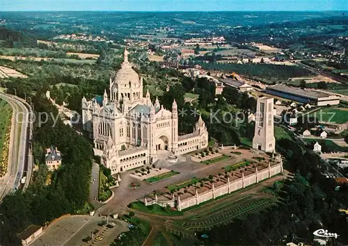 AK / Ansichtskarte Lisieux Fliegeraufnahme Basilika Lisieux