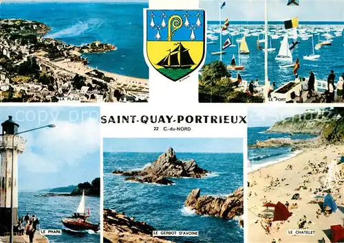AK / Ansichtskarte Saint Quay Portrieux Hafen Strand  Saint Quay Portrieux
