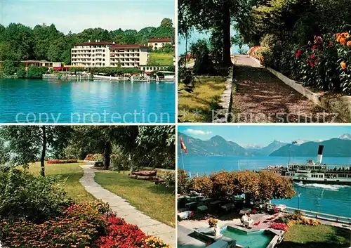 AK / Ansichtskarte Vierwaldstaettersee_SZ Hotel Hartenstein  Vierwaldstaettersee_SZ