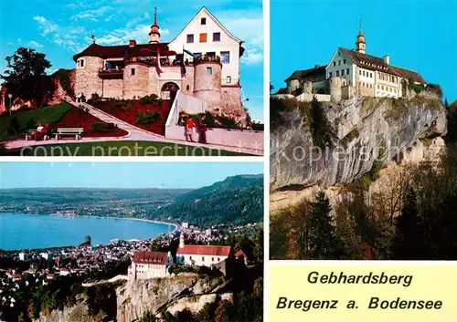 AK / Ansichtskarte Bregenz_Bodensee Gebhardsberg Bregenz Bodensee