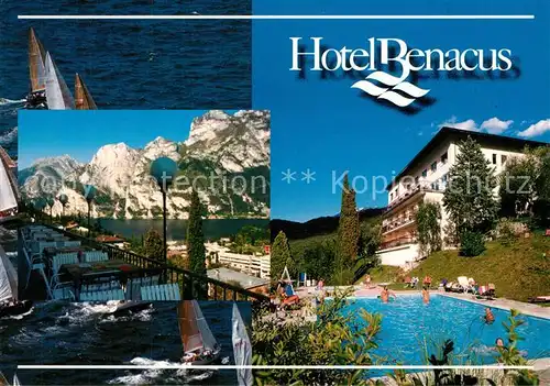 AK / Ansichtskarte Riva_del_Garda Hotel Benacus Riva_del_Garda