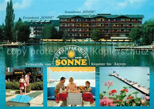 AK / Ansichtskarte Seelach_Klopeinersee Ferienparadies Hotel Sonne Seelach_Klopeinersee