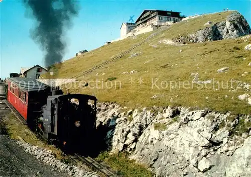 AK / Ansichtskarte Salzkammergut_Region Schafberggipfel Bahn Berghotel Himmelpforthuette 