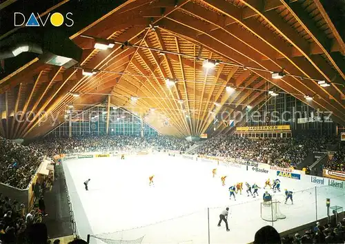 AK / Ansichtskarte Davos_GR Eissporthalle Davos_GR