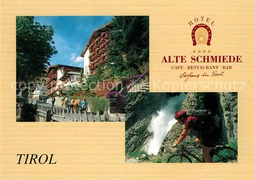 AK / Ansichtskarte Serfaus_Tirol Hotel Alte Schmiede Serfaus Tirol