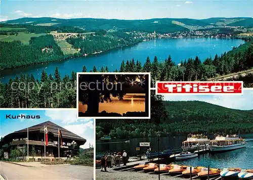 AK / Ansichtskarte Titisee Neustadt Kurhaus Seepartie  Titisee Neustadt