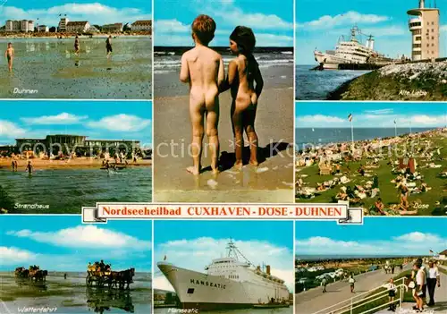AK / Ansichtskarte Cuxhaven_Doese_Nordseebad Duehnen Strandhaus Wattenfahrt Hanseatic  Cuxhaven_Doese_Nordseebad