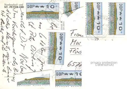 AK / Ansichtskarte St_Peter Ording Fliegeraufnahme St_Peter Ording