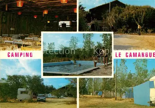 AK / Ansichtskarte Camargue Camping Pool Camargue