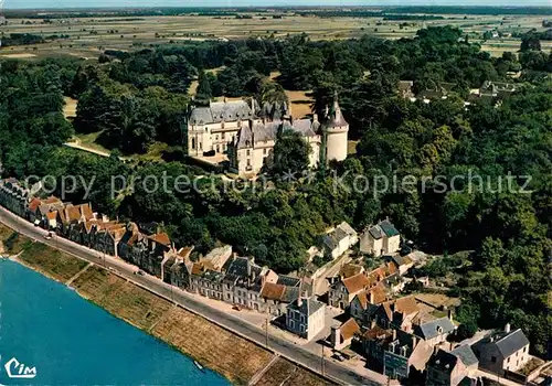 AK / Ansichtskarte Chaumont sur Loire Fliegeraufnahme Chateau Chaumont sur Loire