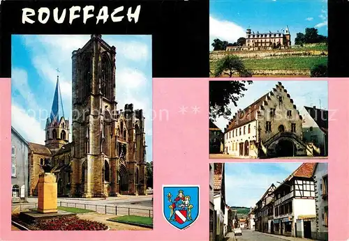 AK / Ansichtskarte Rouffach Kirche Fachwerk Rouffach
