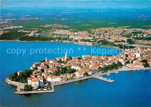 AK / Ansichtskarte Porec Fliegeraufnahme Porec