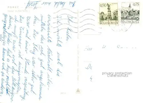 AK / Ansichtskarte Porec Hotel Albatros Strand Porec