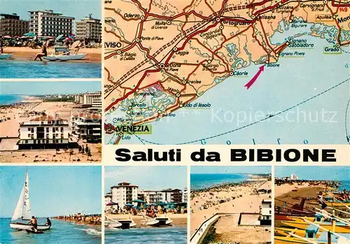 AK / Ansichtskarte Bibione Strand Hotelanlagen Bootsanlegestelle  Bibione
