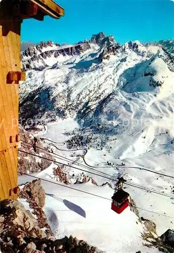 AK / Ansichtskarte Croda_da_Lago Funivia Passo Winter Seilbahn Croda_da_Lago