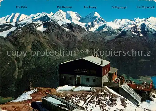 AK / Ansichtskarte Piz_Nair_Moritz Endstation Luftseilbahn Corvigla Berninagruppe Piz_Nair_Moritz