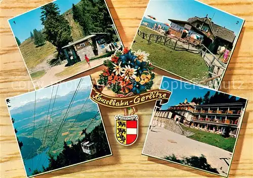 AK / Ansichtskarte Gerlitzen Kanzelbahn Gerlitzen Lift Karawanken Julische Alpen Gerlitzen