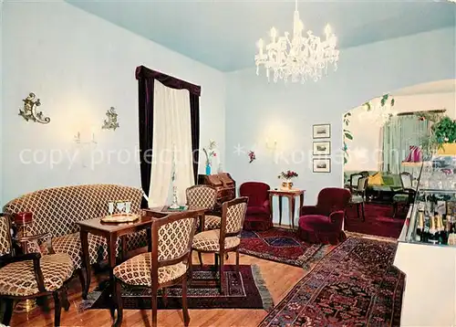 AK / Ansichtskarte St_Gilgen_Wolfgangsee Cafe Pension Nannerl St_Gilgen_Wolfgangsee