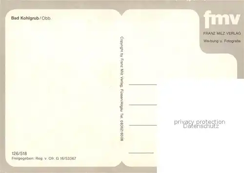 AK / Ansichtskarte Bad_Kohlgrub Fliegeraufnahme Bad_Kohlgrub