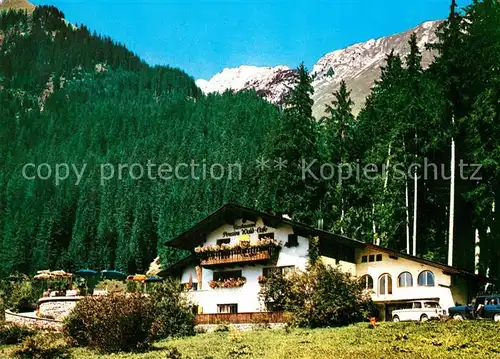 AK / Ansichtskarte Elbigenalp Pension Waldcafe Elbigenalp