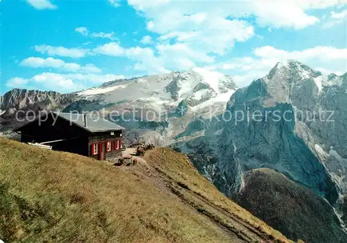AK / Ansichtskarte Dolomiti_di_Fassa Marmolada Gran Vernel Dolomiti_di_Fassa