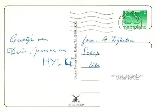 AK / Ansichtskarte Roden_Netherlands Hotels Restaurant Roden_Netherlands