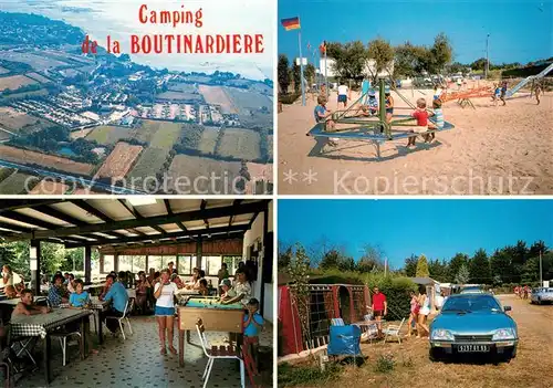 AK / Ansichtskarte Pornic Le Clion sur Mer Camping de la Boutinardiere vue aerienne Pornic