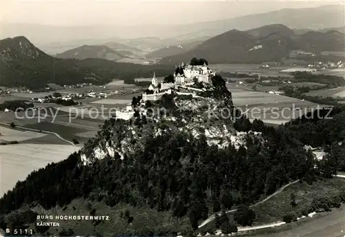 AK / Ansichtskarte Burg_Hochosterwitz Fliegeraufnahme Burg_Hochosterwitz