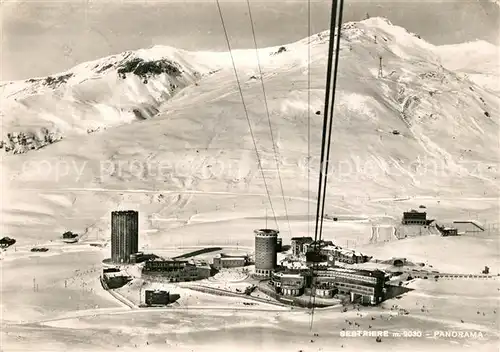 AK / Ansichtskarte Sestriere Panorama Wintersportplatz Alpen Berghotels Sestriere