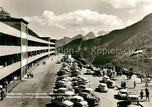AK / Ansichtskarte Heiligenblut_Kaernten Geschossparkplatz Freiwandeck Glossglockner Hochalpenstrasse Heiligenblut Kaernten