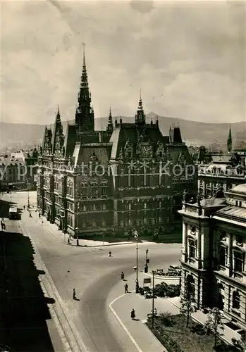 AK / Ansichtskarte Liberec Namesti Bojovniku Radnice Platz Rathaus Liberec