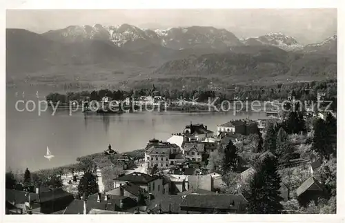 AK / Ansichtskarte Gmunden_Salzkammergut mit Hoellengebirge Gmunden Salzkammergut