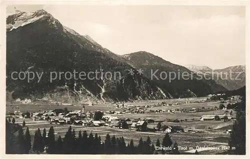 AK / Ansichtskarte Ehrwald_Tirol mit Danielspitze Ehrwald Tirol