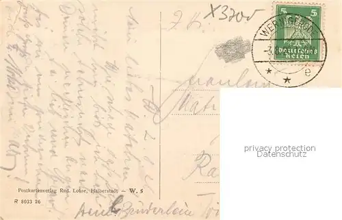 AK / Ansichtskarte Wernigerode_Harz Panorama Wernigerode Harz