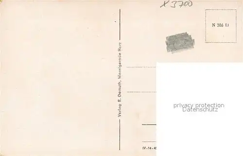 AK / Ansichtskarte Wernigerode_Harz Rathaustreppe Wernigerode Harz