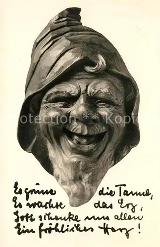 AK / Ansichtskarte Goslar Holzschnitzerei Goslar