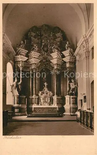 AK / Ansichtskarte Goslar Kath Kirche Hochaltar Goslar