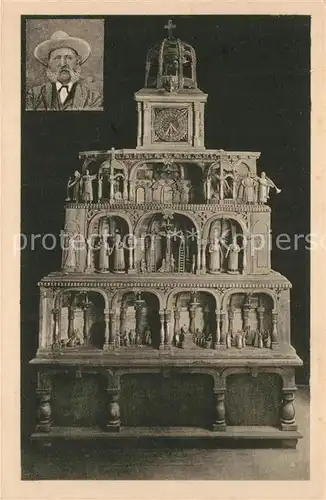 AK / Ansichtskarte Goslar Kunstuhr Marktkirchhof Goslar