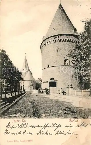 AK / Ansichtskarte Goslar Breites Tor Goslar