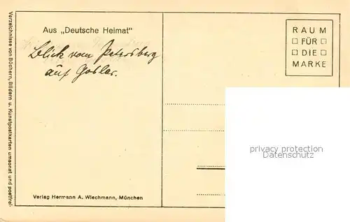 AK / Ansichtskarte Goslar Panorama Goslar