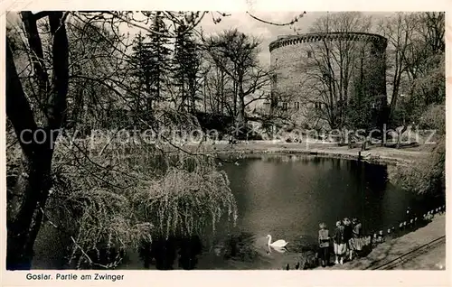 AK / Ansichtskarte Goslar Partie am Zwinger Goslar