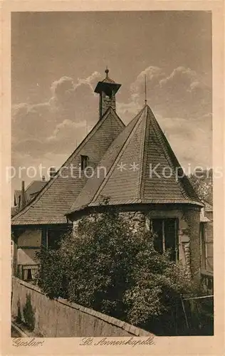 AK / Ansichtskarte Goslar St Annenkapelle Goslar