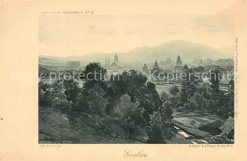 AK / Ansichtskarte Goslar Panorama Goslar