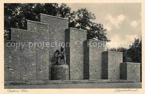 AK / Ansichtskarte Goslar Jaegerdenkmal Goslar