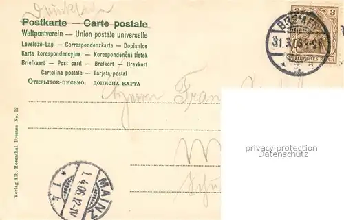 AK / Ansichtskarte Bremen Der Roland am Marktpaltz Bremen