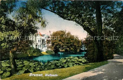 AK / Ansichtskarte Bremen Wallpartie Bremen