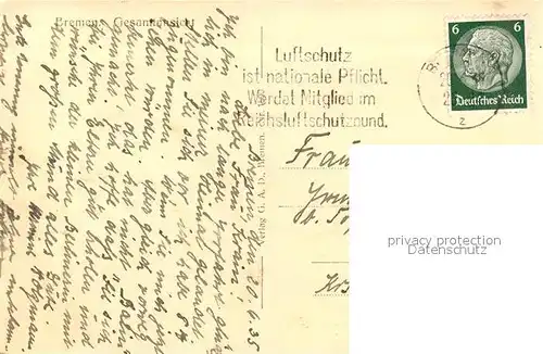 AK / Ansichtskarte Bremen Panorama Bremen