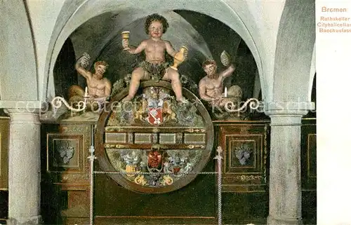 AK / Ansichtskarte Bremen Motiv aus dem Rathskeller Bremen