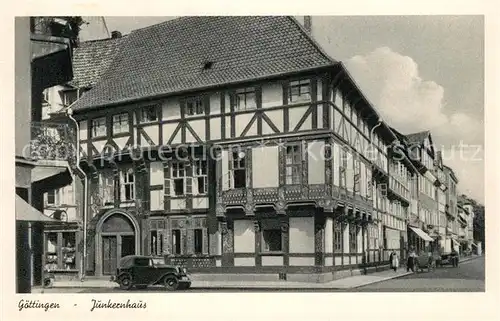 AK / Ansichtskarte Goettingen_Niedersachsen Junkernhaus Goettingen Niedersachsen